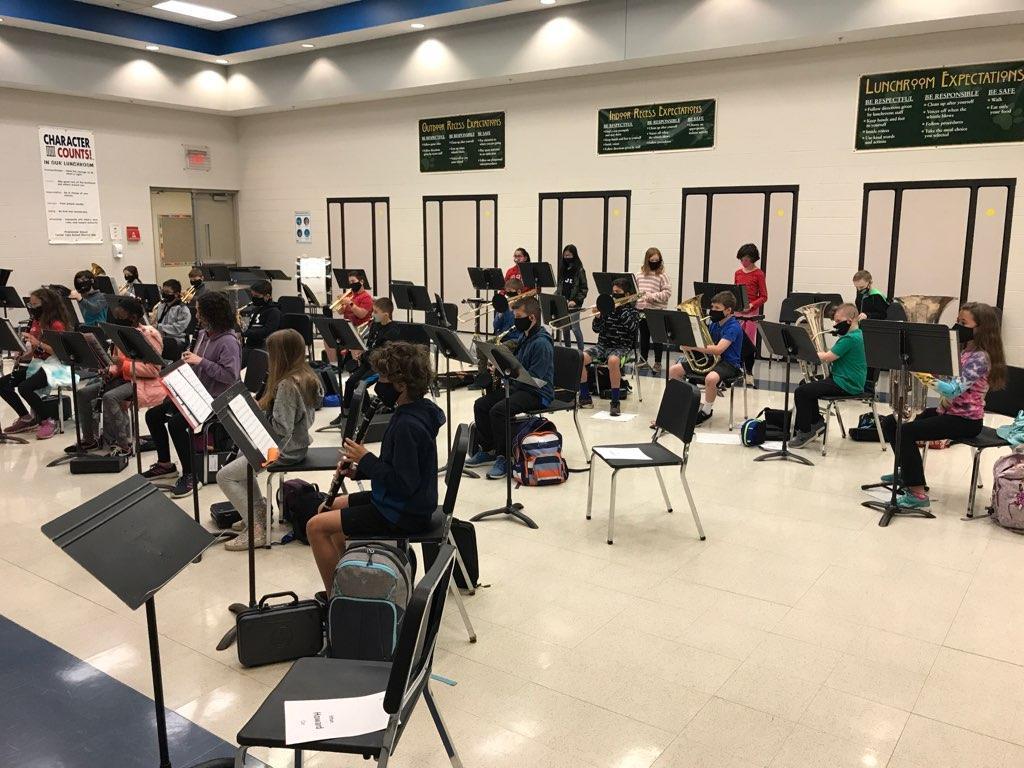 Cadet Band First Rehearsal