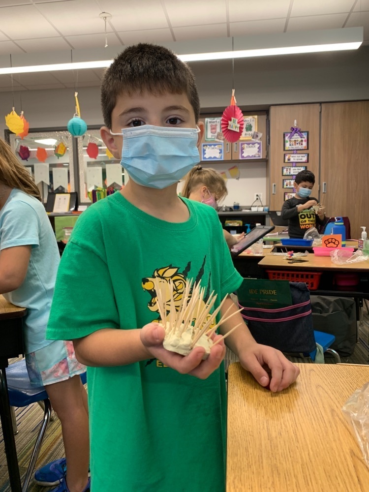 making a model with clay