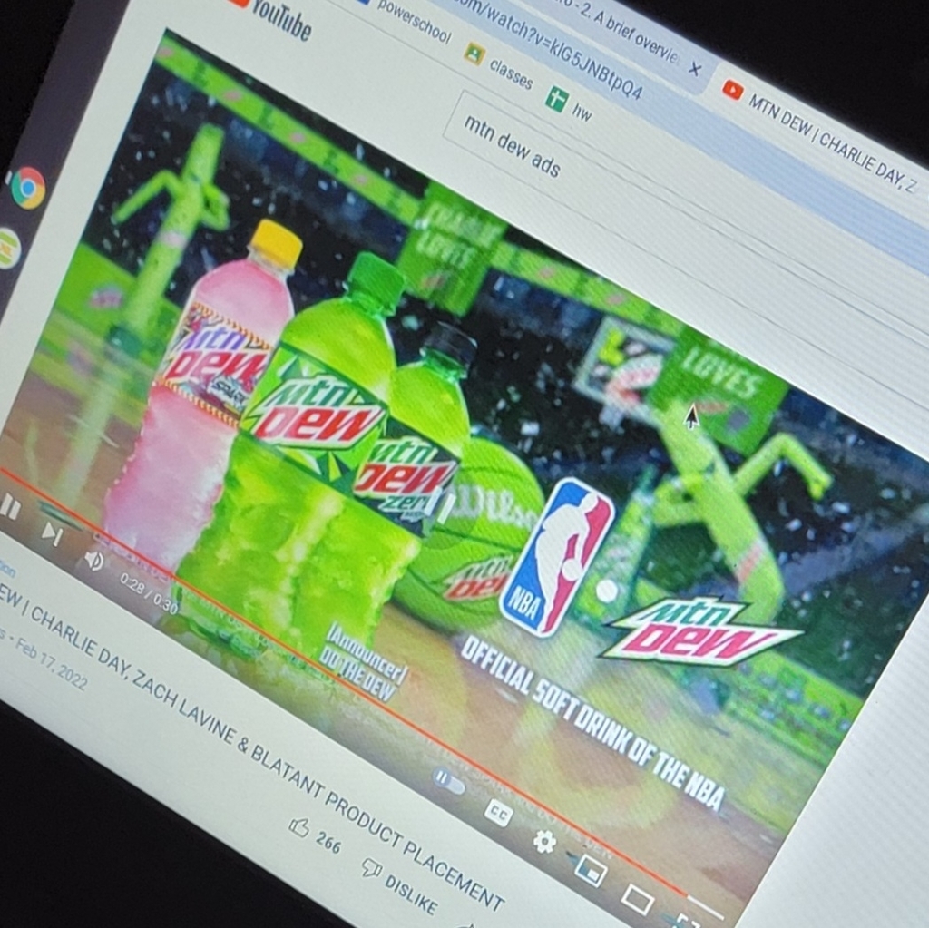 Image of Mtn Dew Commerical