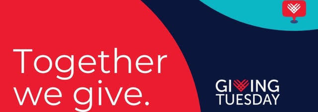 Together we give. Giving Tuesday.