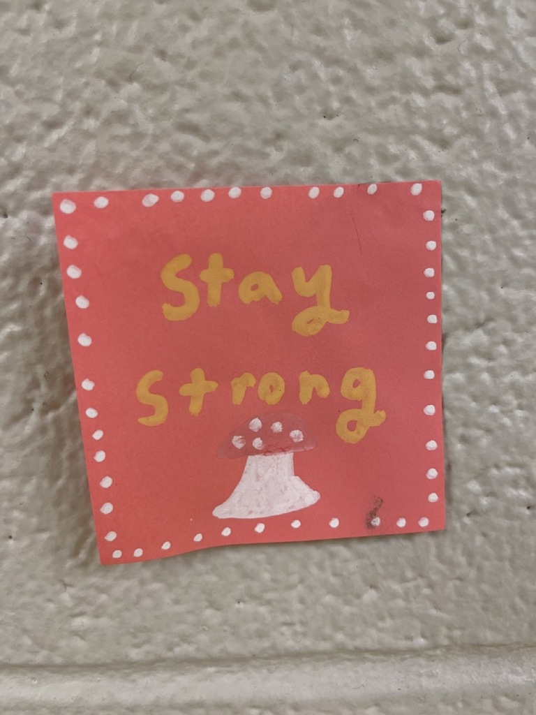 Student positivity notes