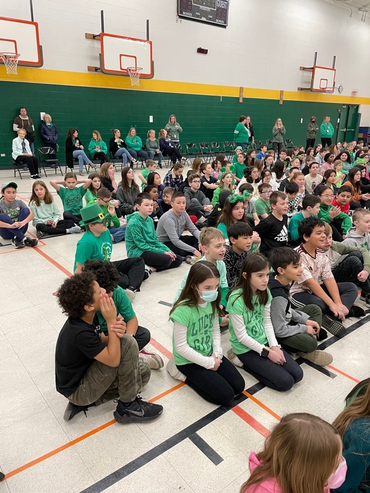 A special Saint Paddy’s Day assembly 🍀