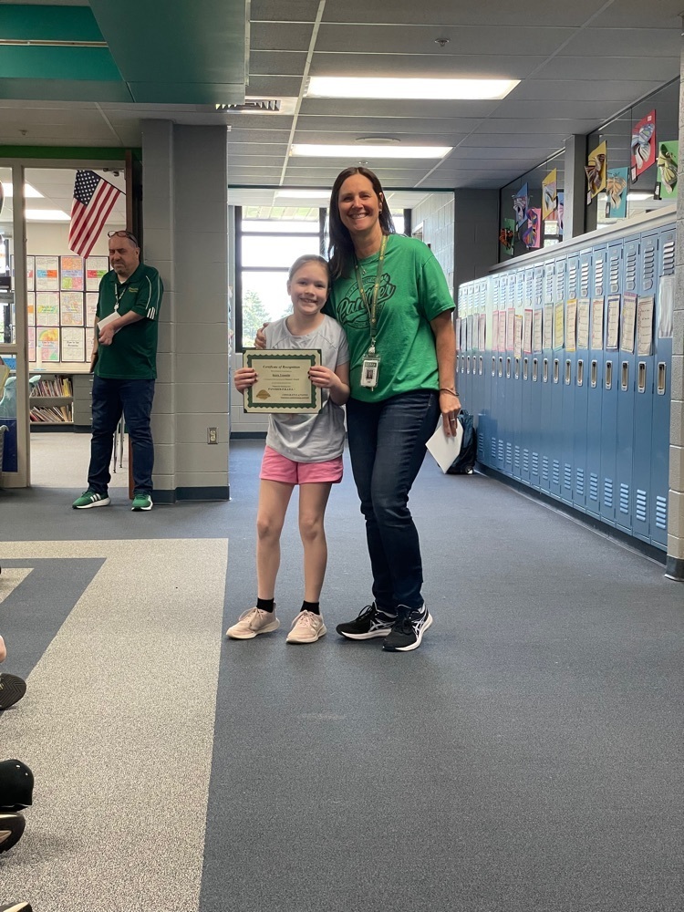 A big congratulations to our April pride winners in fourth grade.